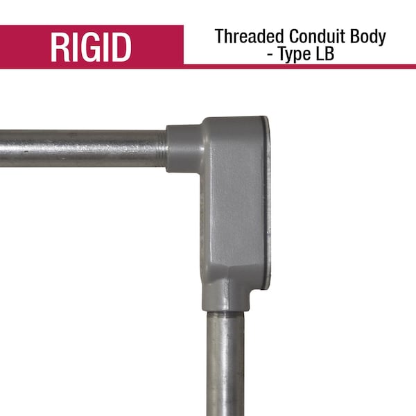 Gampak Sigma Engineered Solutions ProConnex 1/2 in. D Die-Cast Aluminum Conduit Body For Rigid 1 pk - 02-55641LB