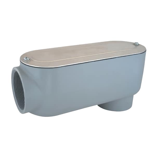 Gampak Sigma Engineered Solutions ProConnex 1/2 in. D Die-Cast Aluminum Conduit Body For Rigid 1 pk - 02-55641LB