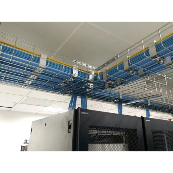 Kable Kontrol Cable Tray, 39.4 Lbs Capacity, Zinc Plated Steel, Zinc Plated - KK-8X2X5-EZ
