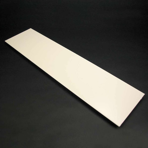 Legrand Cover Plate Raceway, 4000 Series, 4-3/4 in W, 1/4 in H, 5 ft L, Ivory - V4000C