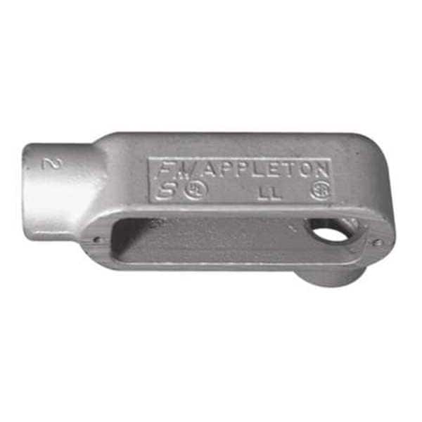 Appleton Electric Conduit Outlet Body, Iron, LL, 1-1/4 In. - LL448