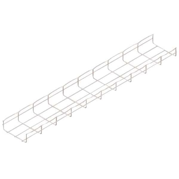 Cablofil Wire Mesh Cable Tray, 27 lb Capacity, Steel, Zinc Plated - CF54/150EZ