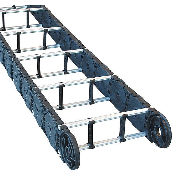 Kabelschlepp Varitrak MC, Open, Nylon/Alum, W7.34In, L5Ft - MC0950-6.00-RS-200-2V5