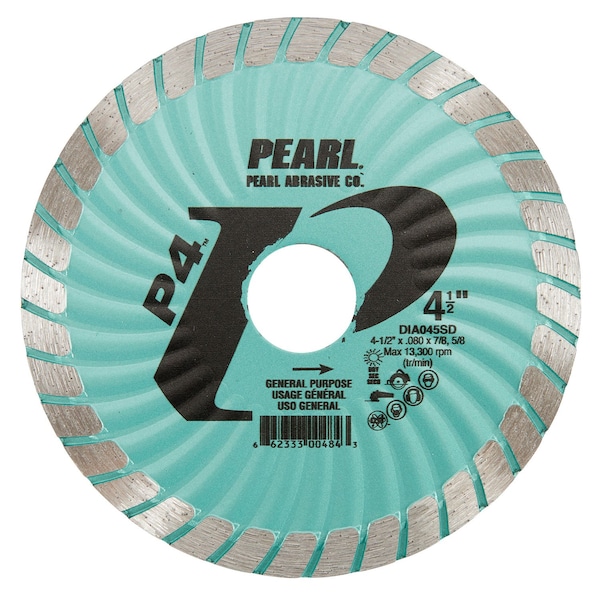 Pearl P4 SD Turbo Blade 4-1/2 in. 7/8 in.-5/8 in. - DIA045SD