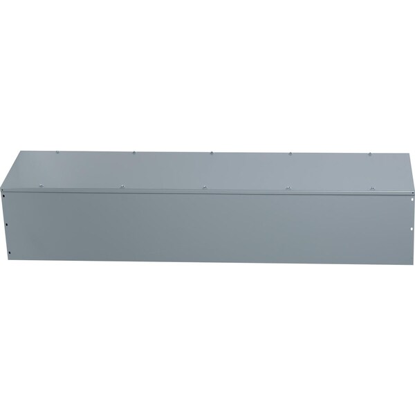 Square D Wireway, Square-Duct, 12 inch by 12 inch, 5 feet long, hinged cover, N1 paint, NEMA 1 - LDB125