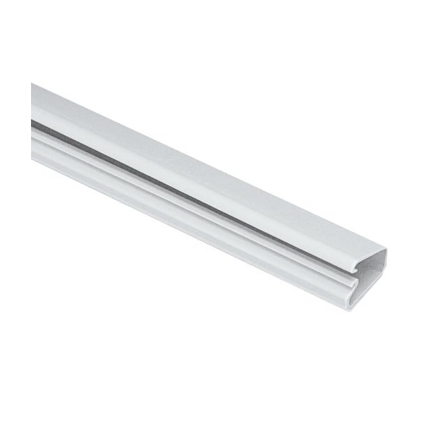 Panduit Base Raceway, LD3 Series, 1 Channel, 0.77 in W, 0.46 in H, 8 ft L, Ivory - LD3EI8-A