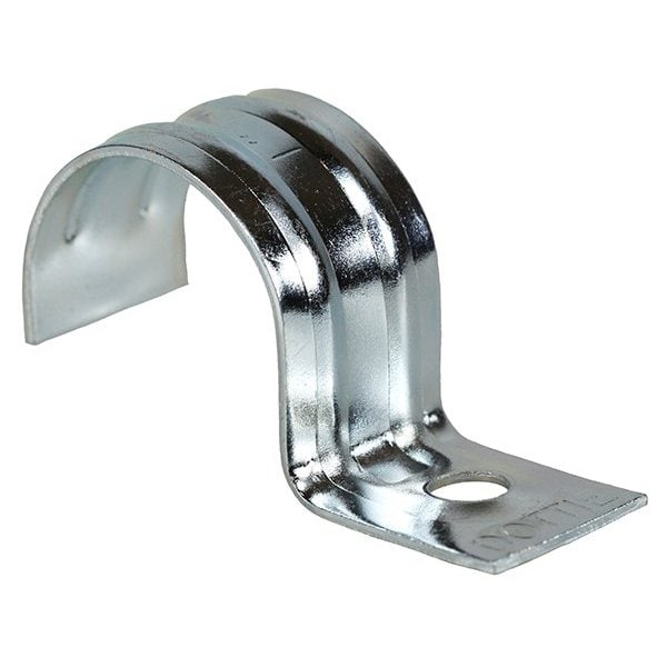 Dottie One Hole Strap, Conduit; EMT Use, 1/2 in, Steel, Zinc Plated - MTW50