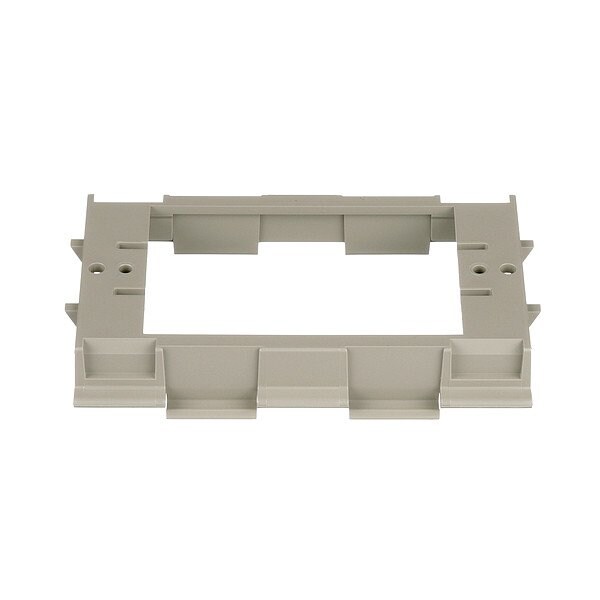 Panduit Raceway, T-70 Series, 4.36 in W, 2.74 in H, 0.05 ft L, Gray, 10 PK - T70DB-X