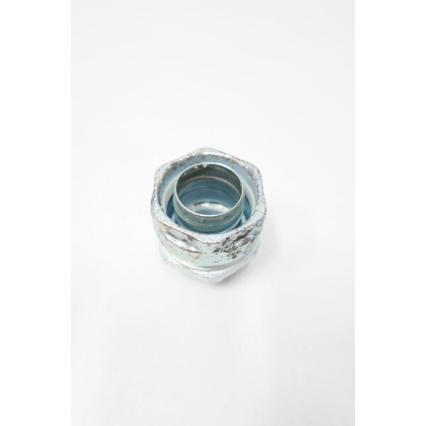 Egs Conduit Fitting Connector, Liquid-Tight, Iron, Electro Zinc Plated - 4Q-100