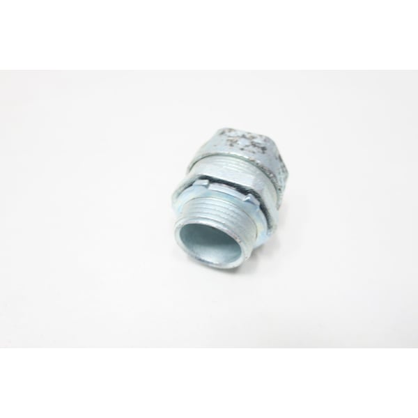 Egs Conduit Fitting Connector, Liquid-Tight, Iron, Electro Zinc Plated - 4Q-100