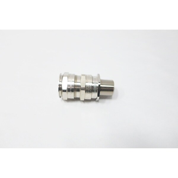 Crouse Hinds Conduit Fitting Locknut, Brass, Nickel Plated - ADE4N1003NPNK1