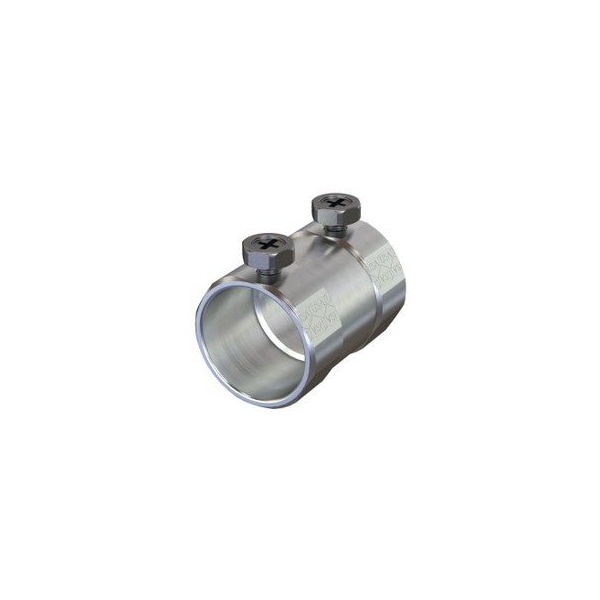 Amfico Conduit Fitting Coupling, 1 in, Set Screw, Steel, Zinc Plated - SS62US