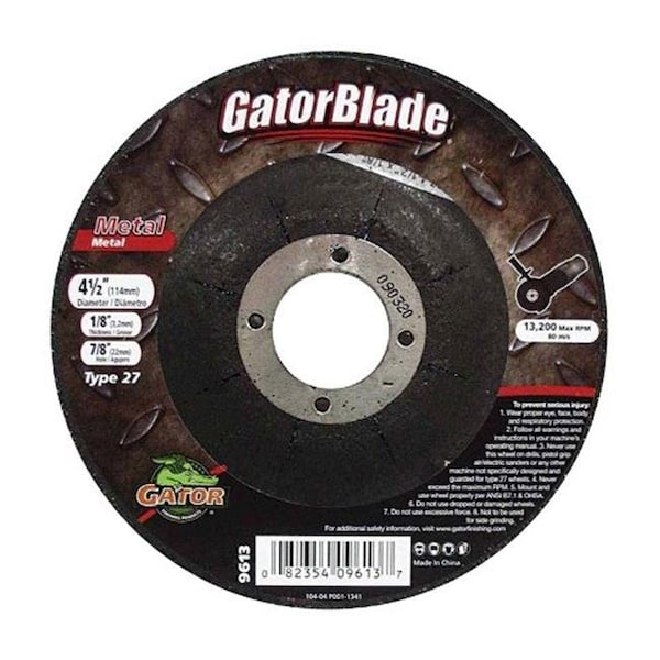 Limpiar Todo 9613 4.5 x 0.12 x 0.88 pulgadas. Rueda de Esmerilado - CL705490
