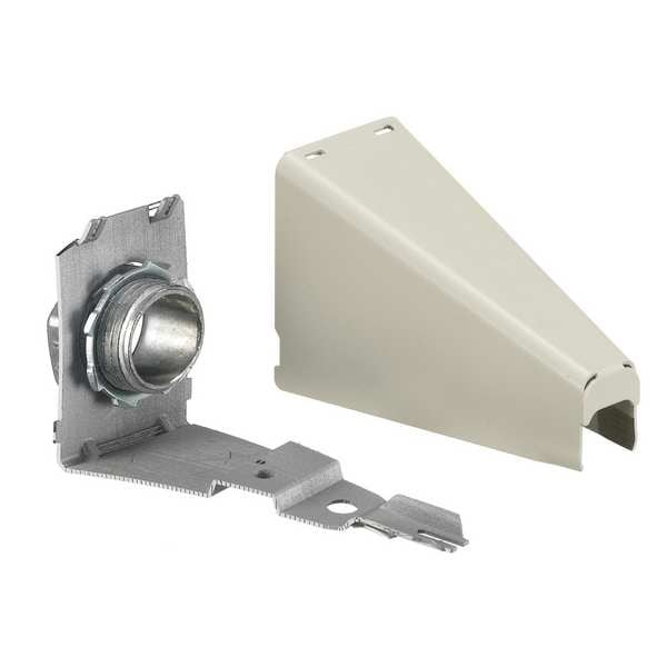 Hubbell Wiring Device-Kellems Entrance Connector, Ivory, Steel - HBL5786AIVA