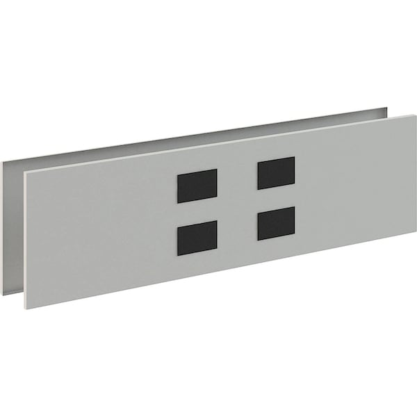 Global Industrial Base & Cover Raceway, 6959DP Series, 30 in W - 695917DP