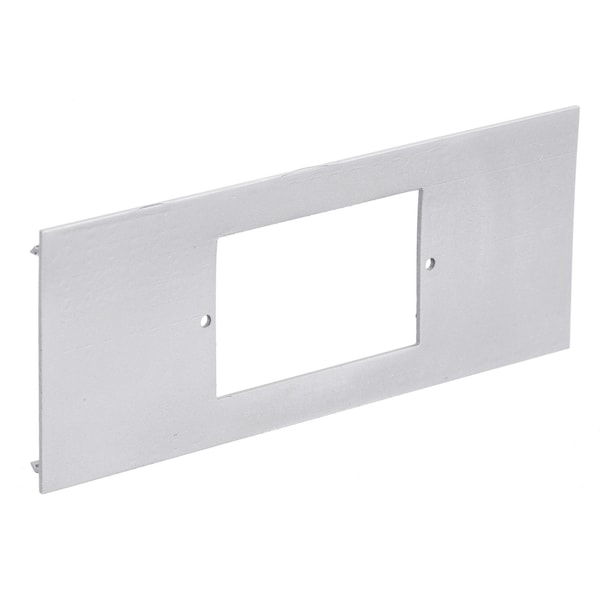 Hubbell Wiring Device-Kellems Metal Raceway, HBLALU5000/HBLALU7620 Aluminum Series, Raceway Bezel Cover, Anodized - HBLALU57LPB