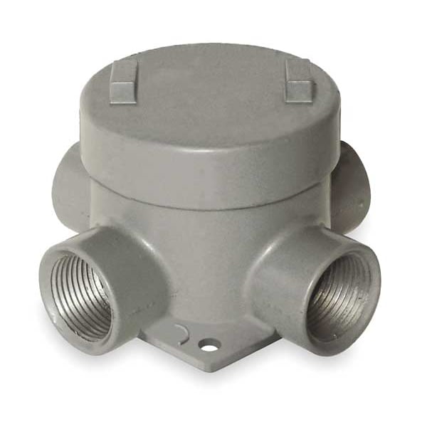 Hubbell Killark Conduit Outlet Body, Aluminum, X - GEBX-5