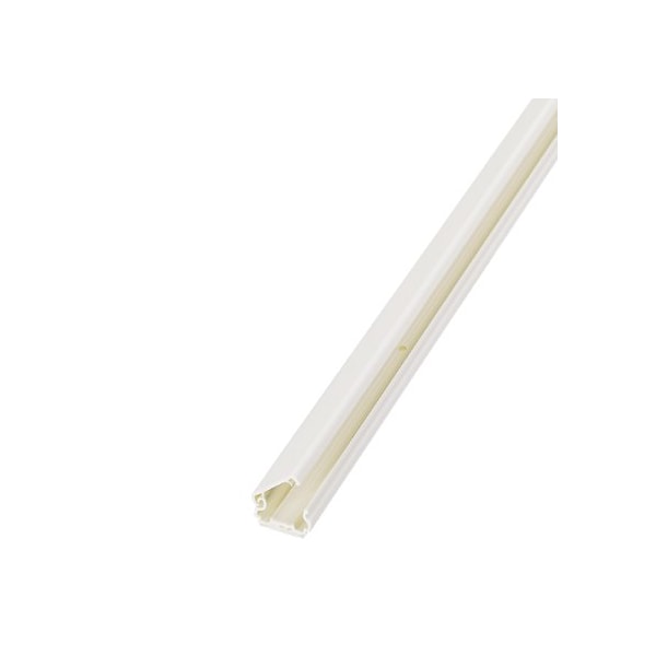 Panduit Cover Plate Raceway, LDPH Series, 1 Channel, 0.77 in W, 0.41 in H, 8 ft L, White - LDPH3WH8-A