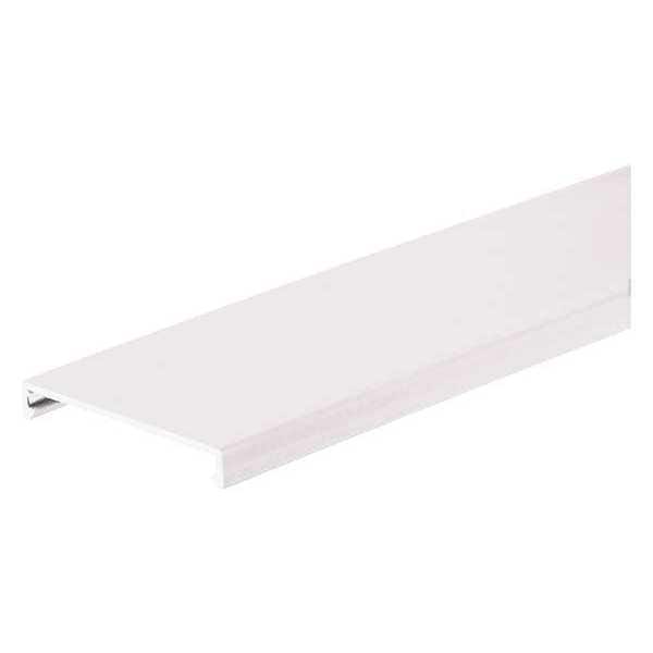 Panduit Flush Cover, Type NC, Halogen-Free, White, 1.5" x 1' (6-Pack) - NC1.5WH6