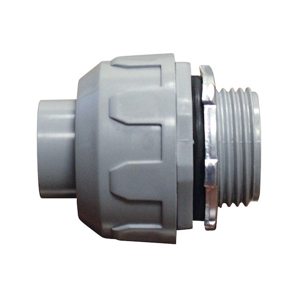 Sigma Engineered Solutions Conduit Fitting Connector, Liquid-Tight, Die Cast Zinc - 02-55462