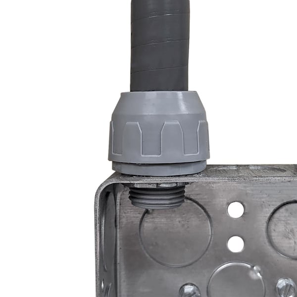 Sigma Engineered Solutions Conduit Fitting Connector, Liquid-Tight, Die Cast Zinc - 02-55462
