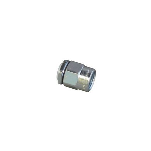 Appleton Electric Conduit Hubs, 25PK, 3/4'', Zinc Electroplated, Ductile Iron, Insulated Throat, Vibration Resistant,  - HUB-75