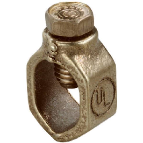 Halex 0.63 in. Bronze High Strength Ground Rod Clamp - 842136