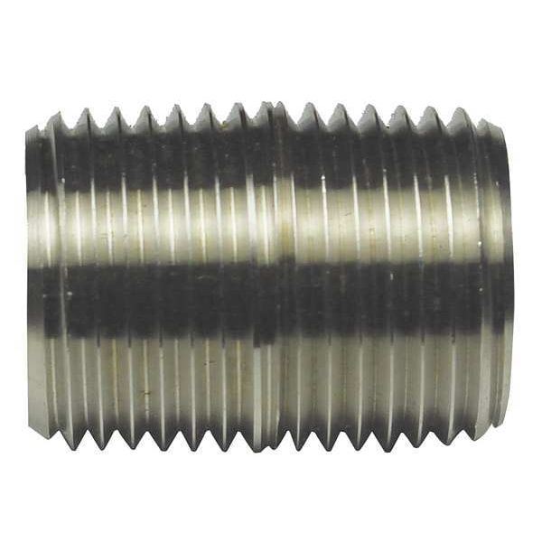 Calbrite IMC Nipple, 3/4 in, Threaded, 316 Stainless Steel, Plain - S607CLCN00