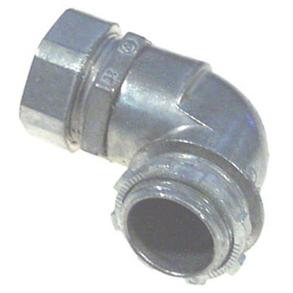 Lawnitator adalet .75in. EMT 90 degrees Compression Connector - LA730690