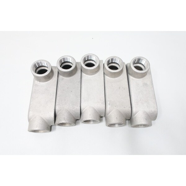 Appleton Electric ALUMINUM LR 1IN CONDUIT OUTLET BODIES AND BOX, 5PK - APP LR39