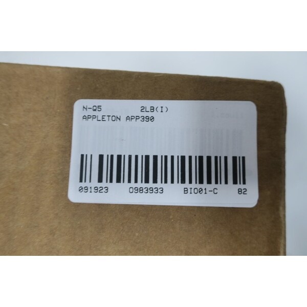 Appleton Electric ALUMINUM FM9 BLANK COVER CONDUIT PARTS AND ACCESSORY, 25PK - APP390