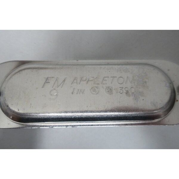 Appleton Electric ALUMINUM FM9 BLANK COVER CONDUIT PARTS AND ACCESSORY, 25PK - APP390