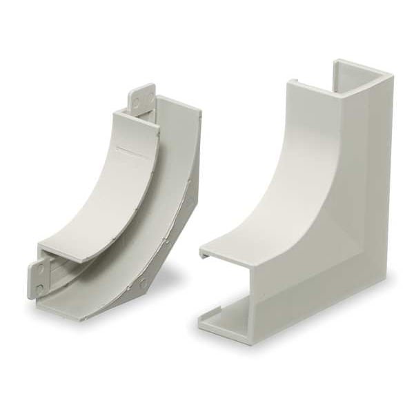 Hubbell Wiring Device-Kellems Flat Elbow Base and Cover, White - PP1FEBC