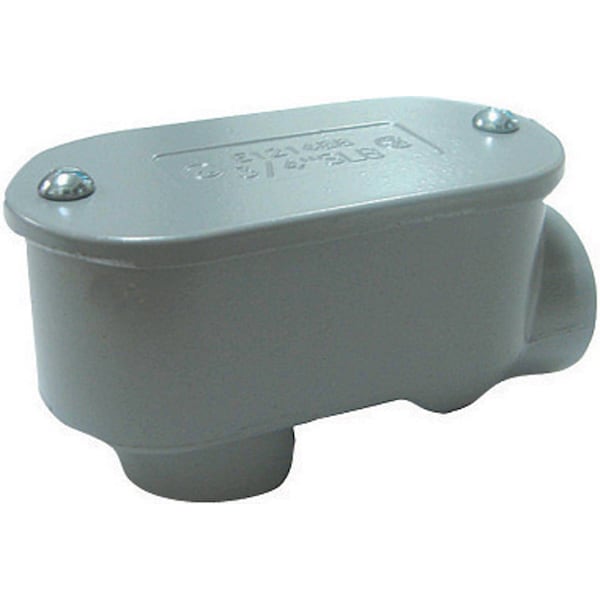 Gampak Sigma Engineered Solutions ProConnex 1-1/2 in. D Die-Cast Aluminum Service Entrance Elbow For Rigid/ - 02-51029