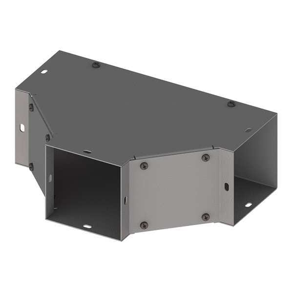 Nvent Hoffman Wireway Tee, 1 Type, NEMA 1 Rating, Steel, Painted - F44T