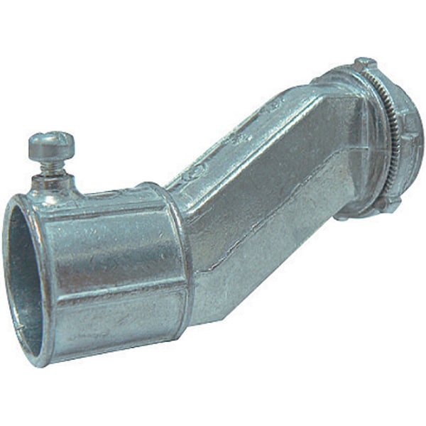 Gampak Sigma Engineered Solutions ProConnex 1/2 in. D Die-Cast Zinc Offset Set Screw Connector For EMT 1 pk - 49006