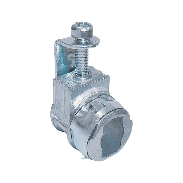 Sigma Engineered Solutions Sigma Engineered Solutions Snap Lock 3/8 in. D Die-Cast Zinc Saddle Connector For AC"	 MC and NM 1 pk - 49504