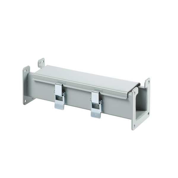 Nvent Hoffman Straight Section Wireway, 12 Rating, Steel, Powder Coated/Galvanized - F88L12