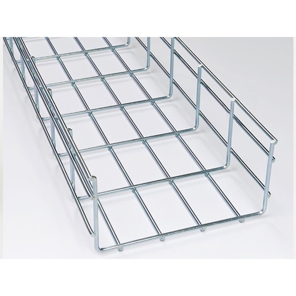 Kable Kontrol Cable Tray, 39.4 Lbs Capacity, Zinc Plated Steel, Zinc Plated - KK-12X2X5-EZ