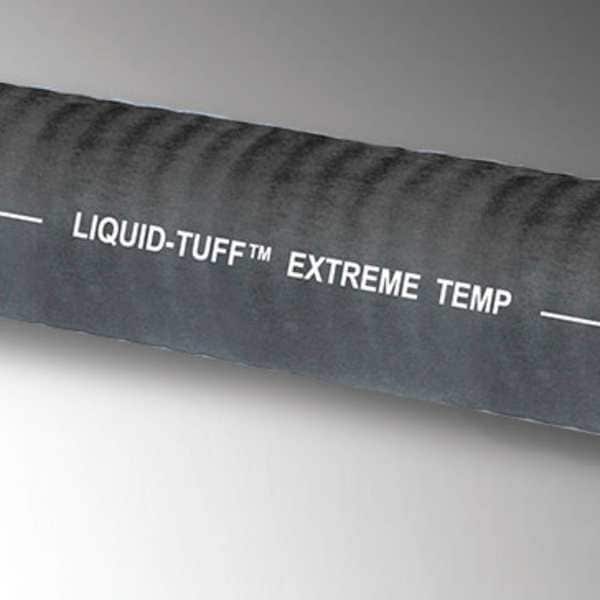 Allied Tube & Conduit Liquid-Tight Flex Metal Conduit, 1/2 in Trade Size, 100 ft, 2-1/4 in Bend, Steel, Black - 6802-30-00