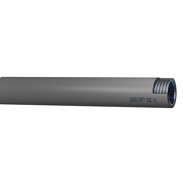 Allied Tube & Conduit Liquid-Tight Flex Metal Conduit, 2 in Trade Size, 50 ft, 5 in Bend, Steel, Gray - 6207-24-00