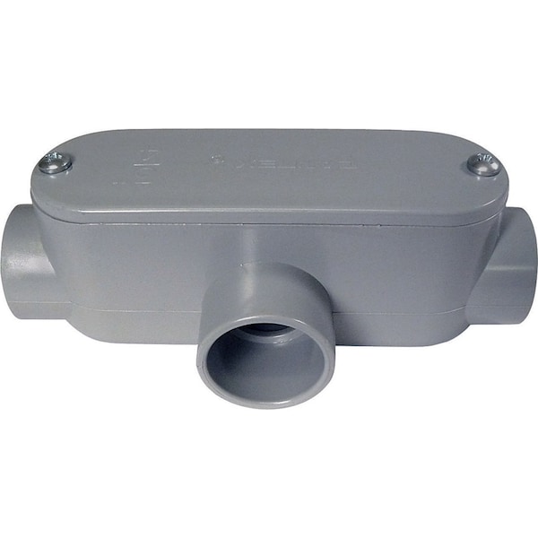 Cantex Cantex 1/2 in. D PVC Conduit Body For PVC 1 pk - 5133563U