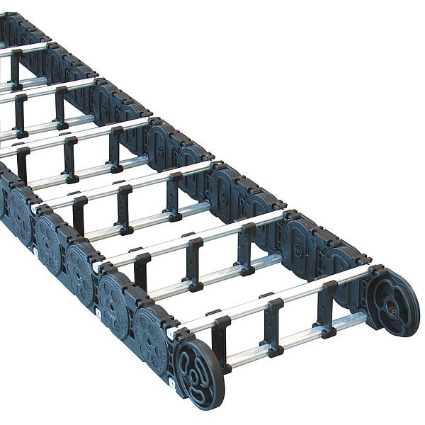 Kabelschlepp Varitrak MC, Open, Nylon/Alum, W9.68In, L5Ft - MC0650-8.50-RS-220-3V5