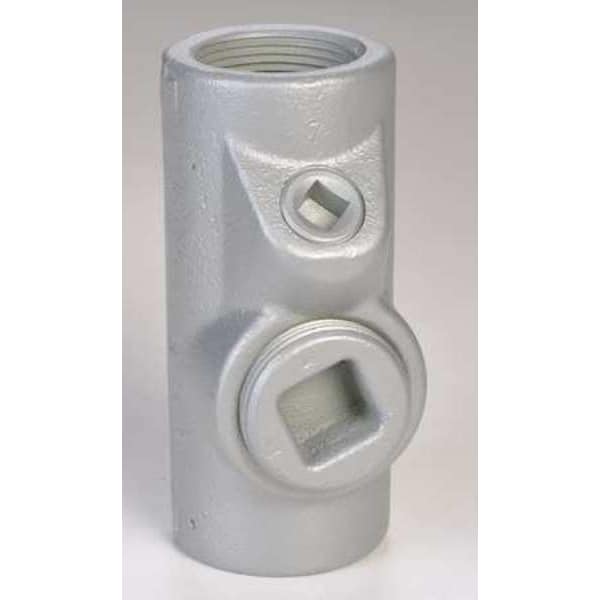 Appleton Electric IMC Sealing, 1-1/4 in, Threaded, Iron, Powder Coated, Silver - EYSEF125