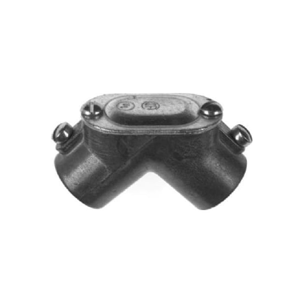 Halex EMT Pulling Elbow, 1/2 in, Set Screw, Die Cast Zinc - 14405