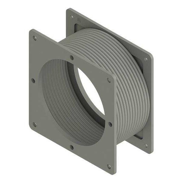Nvent Hoffman Wireway Flexible Fitting, 12 Type, NEMA 12 Rating, Steel, Painted - F66WFF