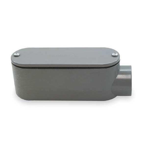 Cantex Conduit Outlet Body, PVC, E, Conduit Outlet Hub Size: 1-1/2" - 5133155