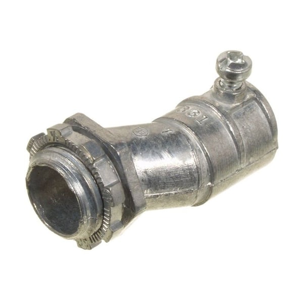 American Imaginations EMT Connector, Steel, Galvanized - AI-36681