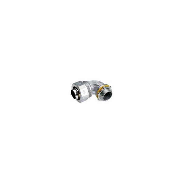 Eaton Connectors, 3'', Zinc Electroplated Malleable Iron, Non-Insulated Throat, 90D - LT30090