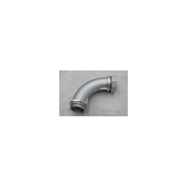Eaton Connectors, 3'', Zinc Electroplated Malleable Iron, Non-Insulated Throat, 90D - LT30090